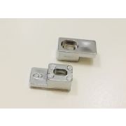 Крепление для стекла DC-KRP6 (6мм, хром) пластик