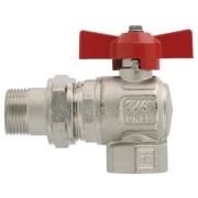 Кран шаровый с американ. ITAP угловой 20 м-п IDEAL арт 298