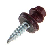 СВФС Саморез кровельный RAL-3005 ZP 4,8х28 бордовый