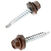 СВФС Саморез кровельный RAL-8017 ZP 4,8х35 шоколад