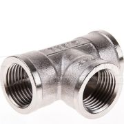 Тройник 50 м-м-м никель