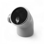 Колено 110х45 с отводом на 50 влево