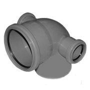 Колено 110х90 с отводами на 50 право+лево