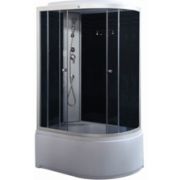 Душевая кабина -ZM-05L (левая) 120*80*215 черная глуб.поддон
