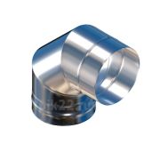 Колено нерж. угол 90 d 115 0.5 мм