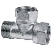 Тройник 15 п-м-м никель