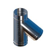 Тройник нерж. угол 45 d 150 0,8мм