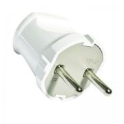 Вилка Универсал б/з 6А белая А113