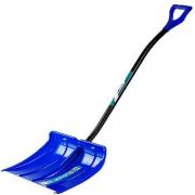 Лопата СИБИН снеговая с алюм черенком, 500мм синяя