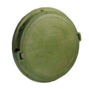 Люк полимерный, 15 кН (ЗЕЛЕНЫЙ)